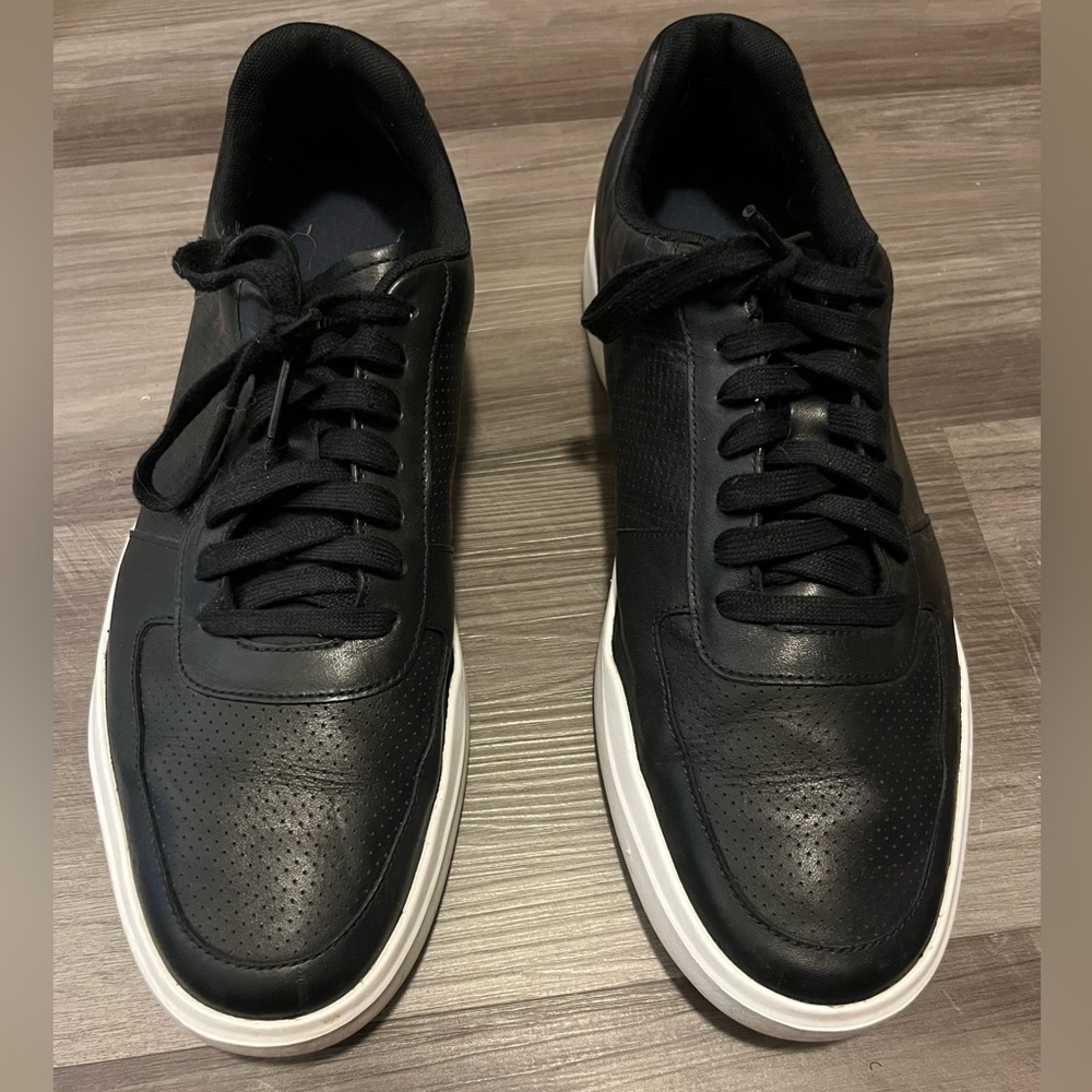 Cole Haan Grand Black Leather Men's Sneakers